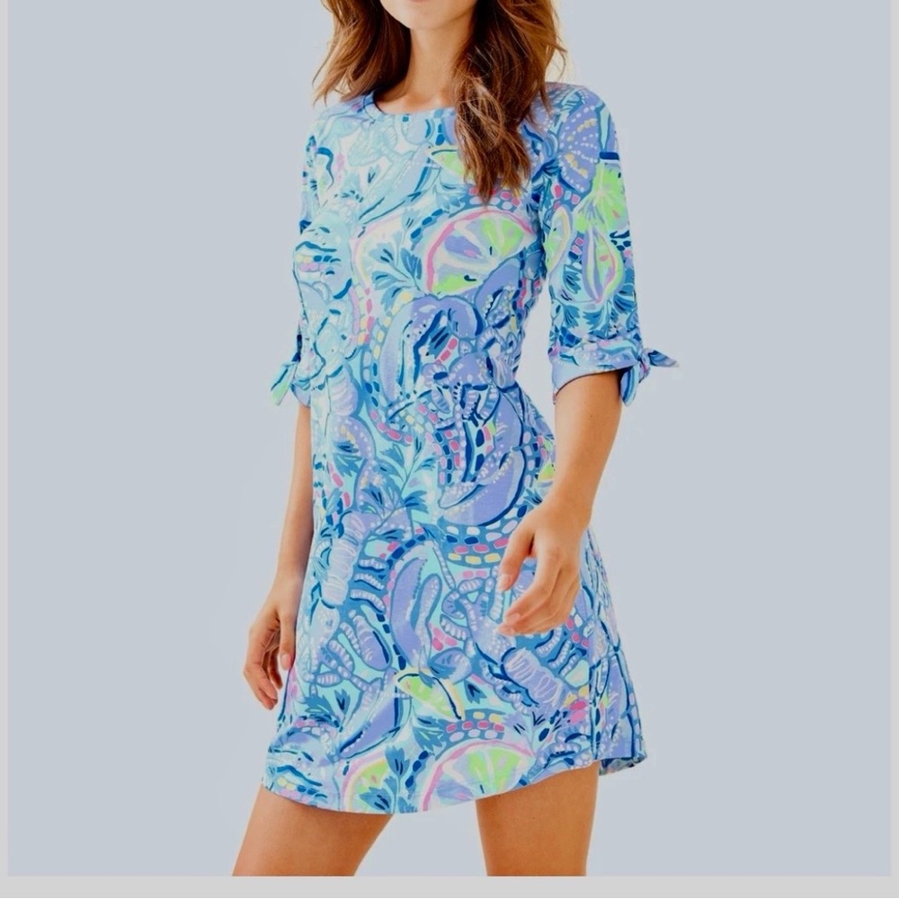 Lilly Pulitzer Preston Shift Dress in Pinch Blue